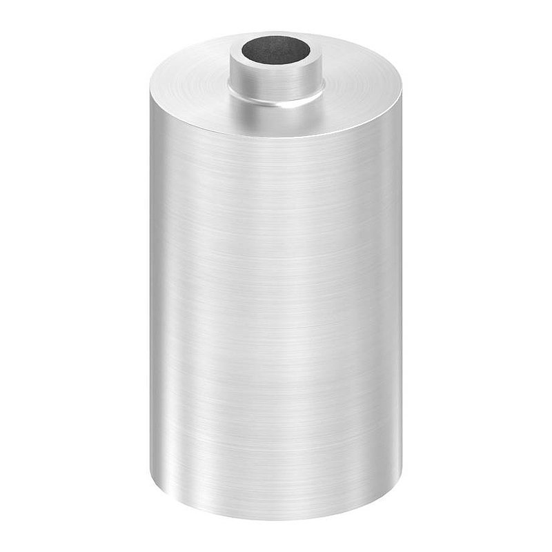 Unterteil Ø 30mm, mit Durchgangsbohrung , t: 50mm, V2A