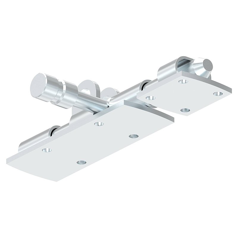 gate catch to screw, fit for padlock, galvanized