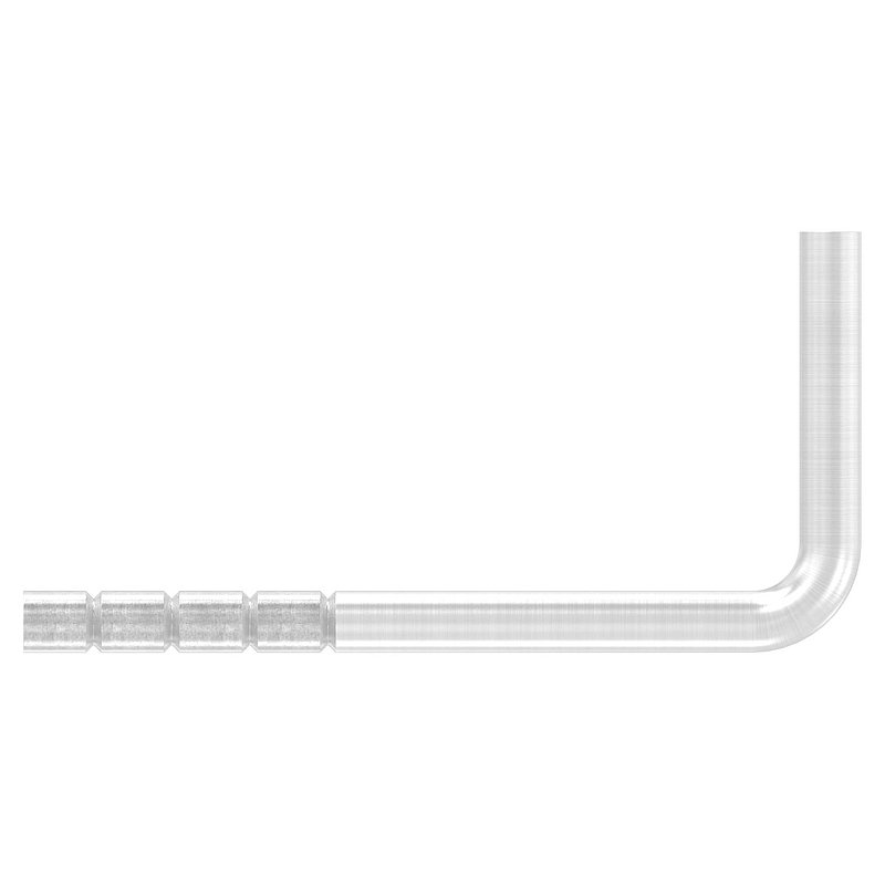 Handlaufhalter zum Einbetonieren, Bügel 12mm, V2A
