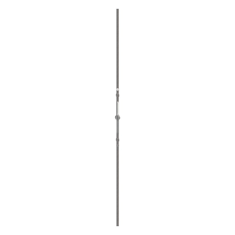 Barre design Ø12mm, double, lisse, H : 1000mm, S235