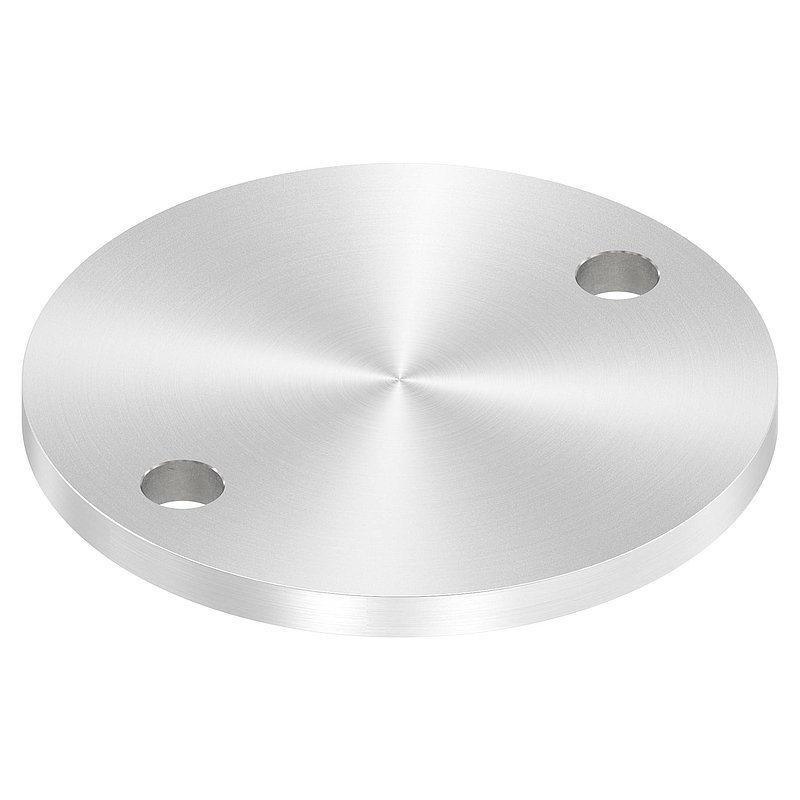 Ankerplatte Ø 120x8mm, mit Rundschliff, V2A