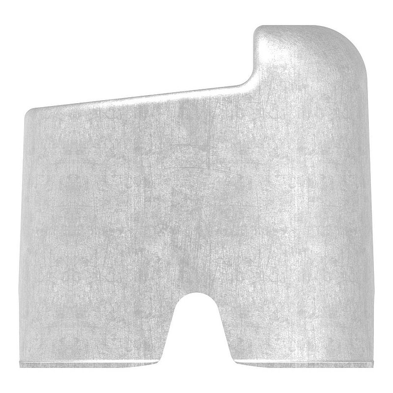 Sabot butée acier inoxydable matte, Ø 96 x 91, V2A