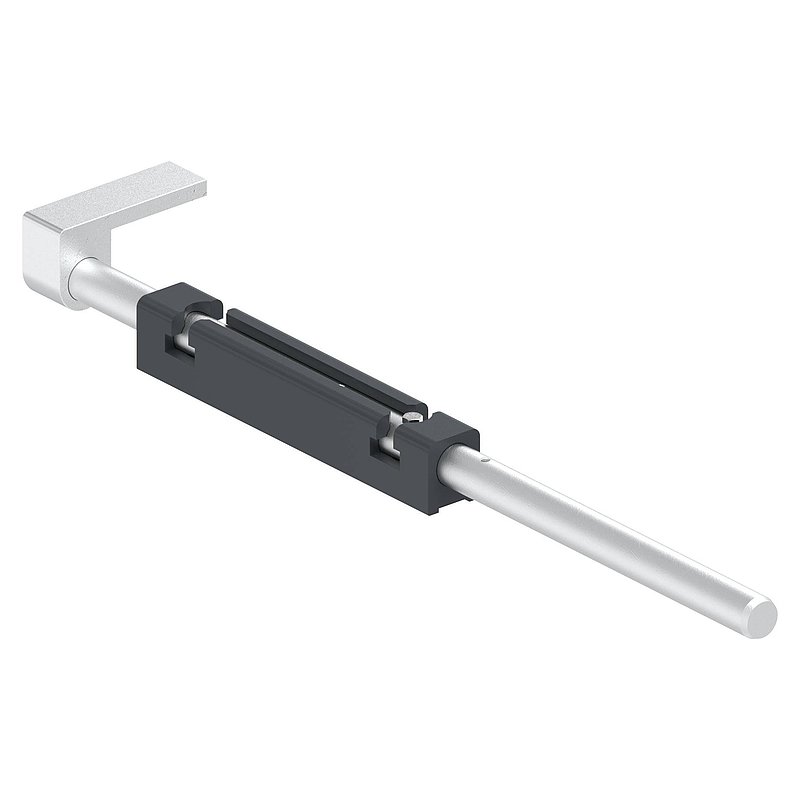 Bodenriegel mit Länge 490mm, zum Anschrauben, RAL 7016