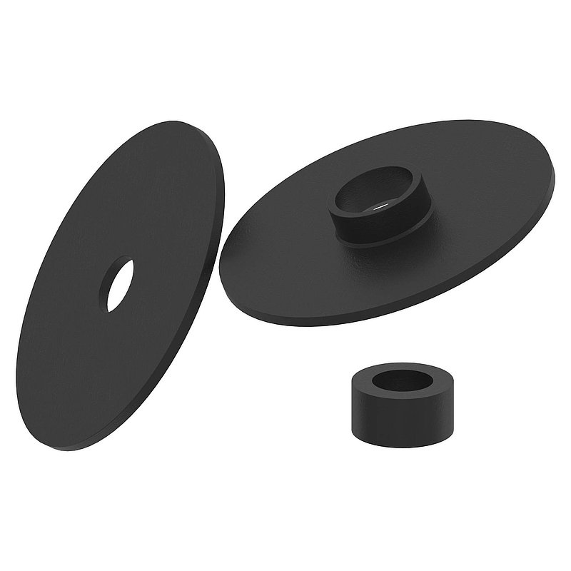 Gummipaar für 62mm Glaspunkthalter