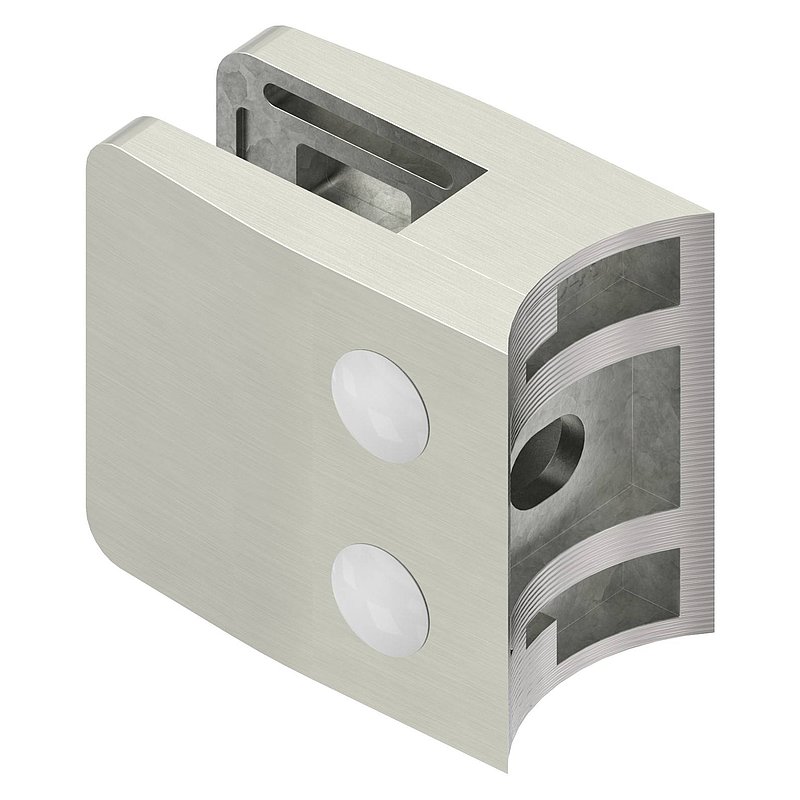 Glass clamp mod. 14, connection: 48.3mm, VA effect