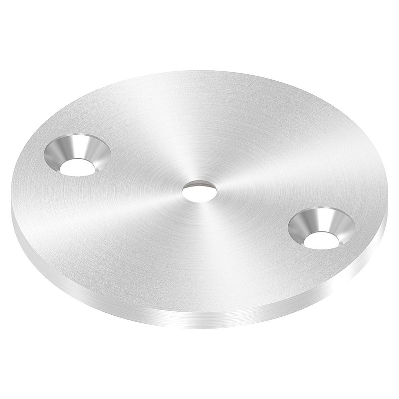 Ronde, Ø 70x4mm, mit Rundschliff, V2A