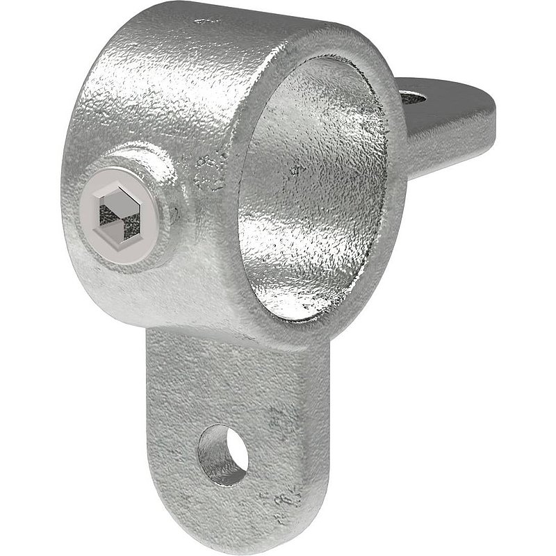 Holder with 2 brackets, 90°, for pipe Ø 26.9 mm