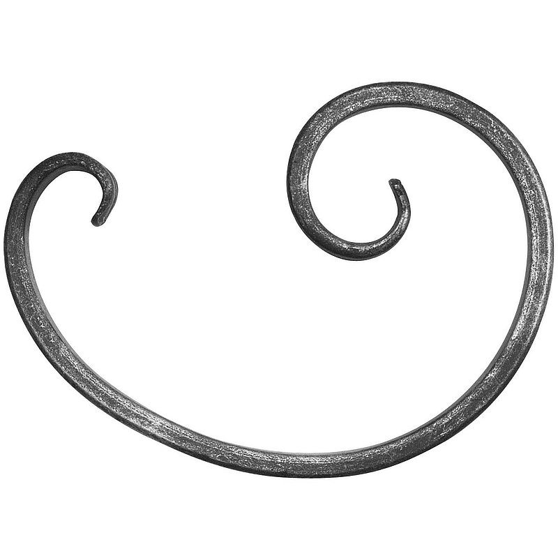 C-Schnecke 16x8mm, 175x125mm, einseitig