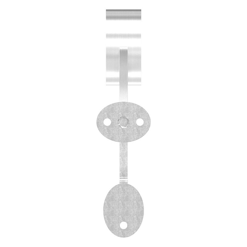 Fußlauf- / Handlaufstütze, für Rohr 48,3mm, V2A