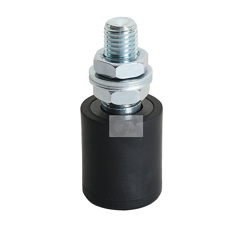 Führungsrolle mit weicher Nylonrolle Ø 40 x 60mm, M16, verzinkt
