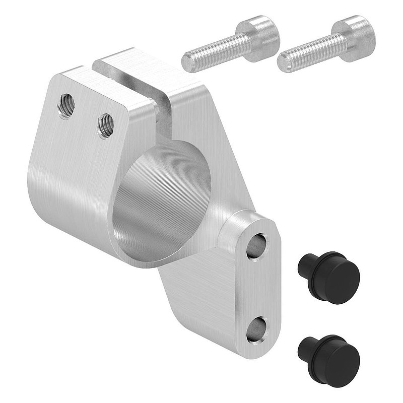 Stopper right for single roller carriages, AISI304