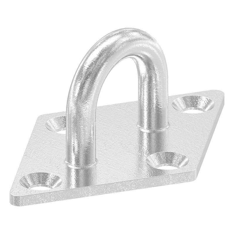 Befestigungsöse mit quadr. Platte V4A