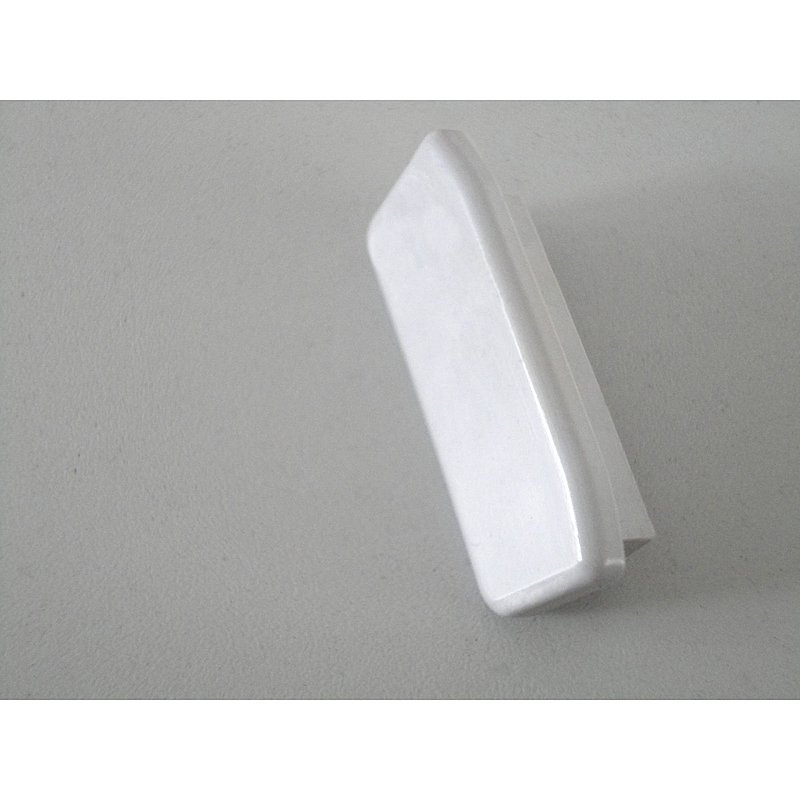 Endkappe für Kunststoffhandlauf für 40x8mm, telegrau
