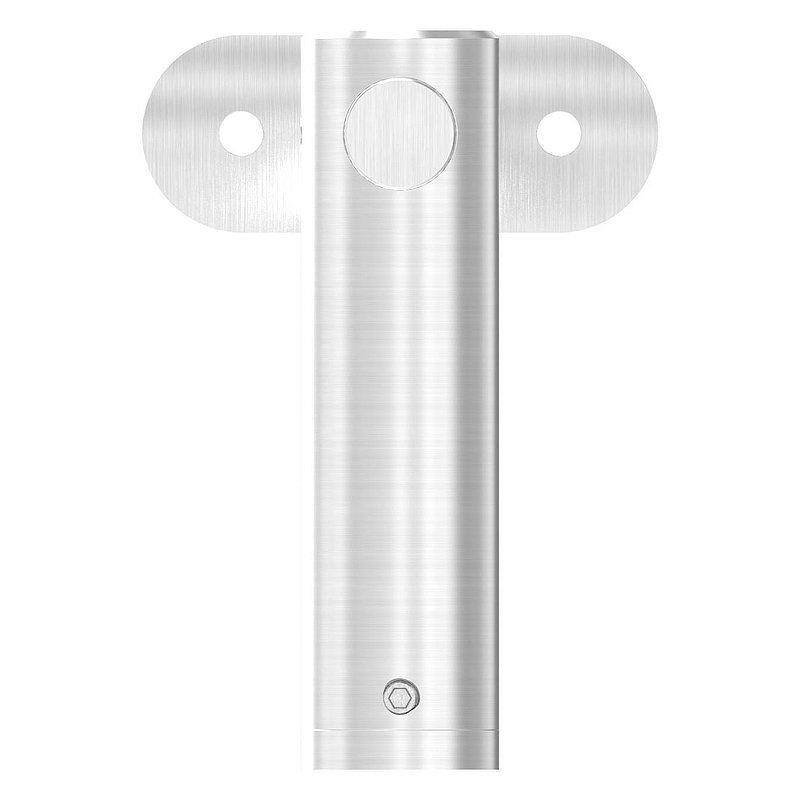Handlaufhalter mit Handlaufanschlussplatte 42,4mm, V2A