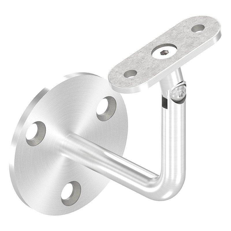 handrial holder with flat plate