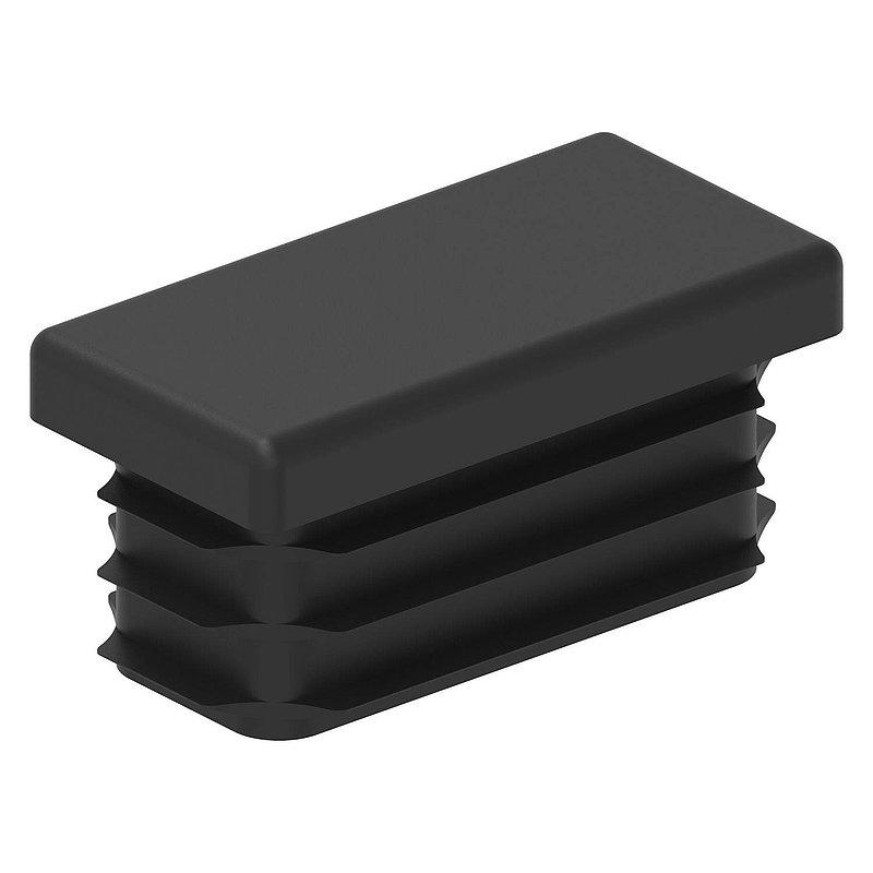 Kunststoffkappe für Rechteckrohr 40x20mm