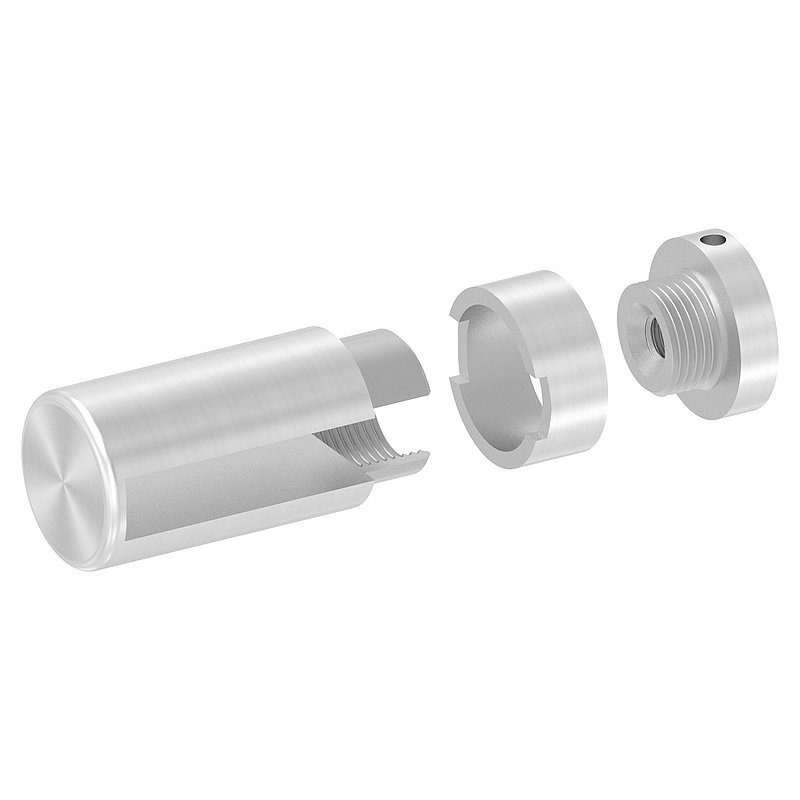 Brenk Grundhalter für Flachstäbe 50x10mm, V2A