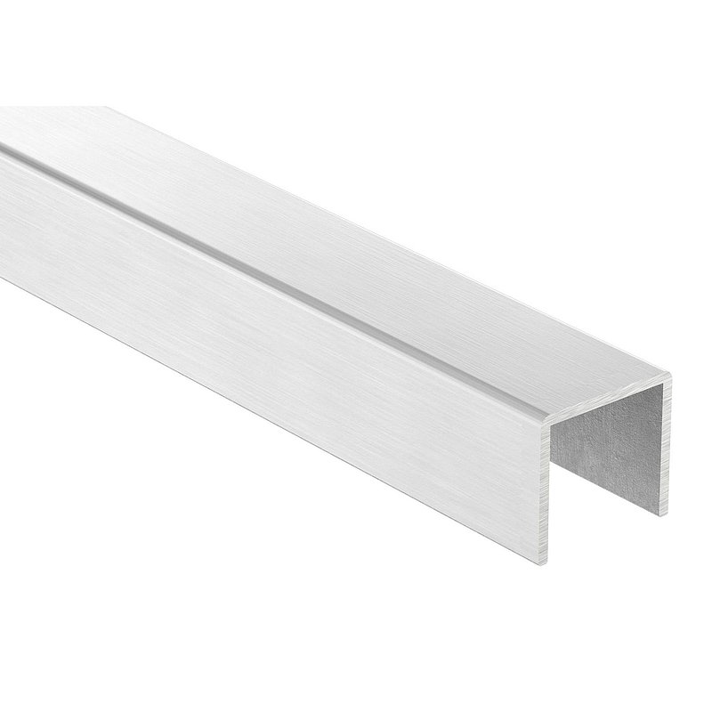 Edelstahl-U-Profil, 28x26x2mm, L: 6000mm, V2A