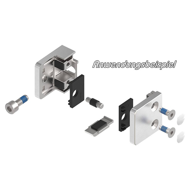 Pince à verre modèle 31, jonction: droite, V4A