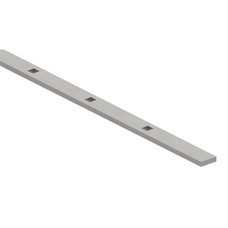 Lochleiste 30x8mm, Loch für 12x12mm, Lochabstand 132mm, 2m