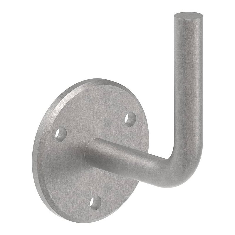 Handlaufträger mit Ronde, 70x6mm