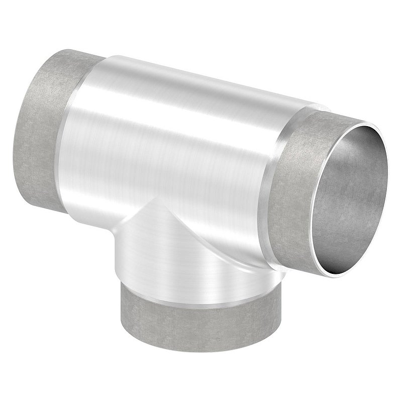 T-Stück egal, für Rohr 60,3x2,0mm, V2A