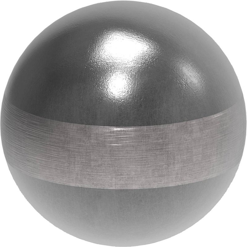 Eisenhohlkugel Ø 60x2,0mm