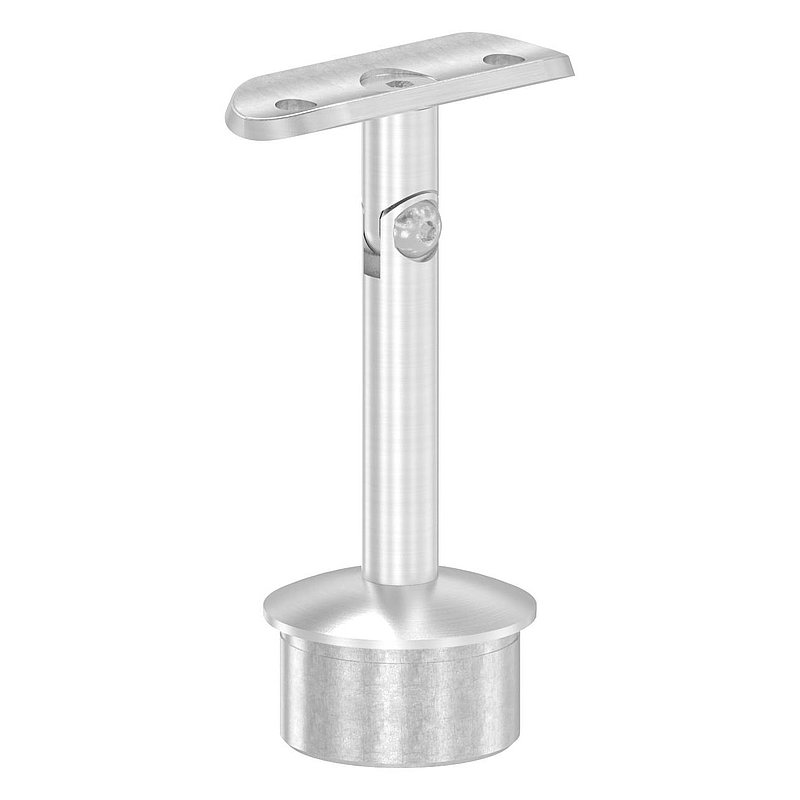 Rohrabschlussstopfen für Rohr 42,4x2,5mm, Handlaufanschlussplatte: 42,4mm, V2A