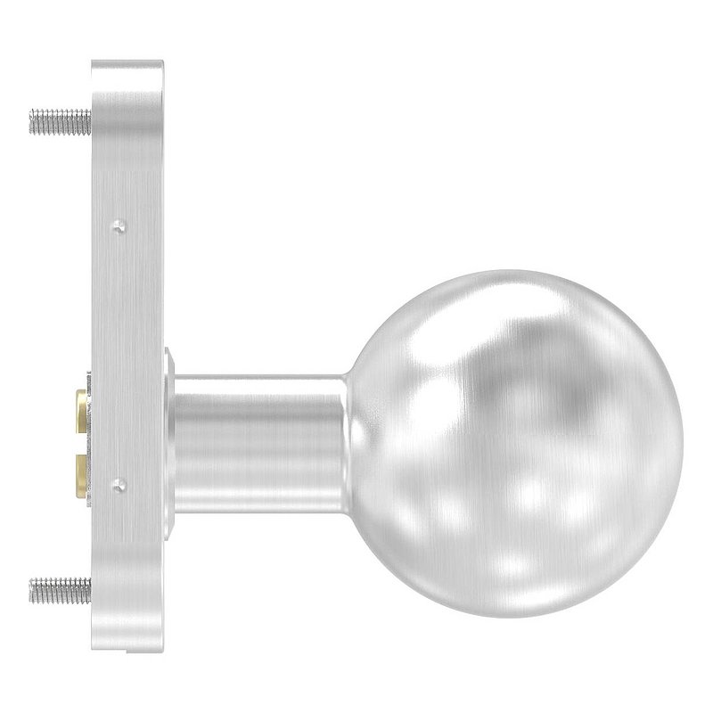 Bouton de porte, Ø 50mm, pivotant, V2A