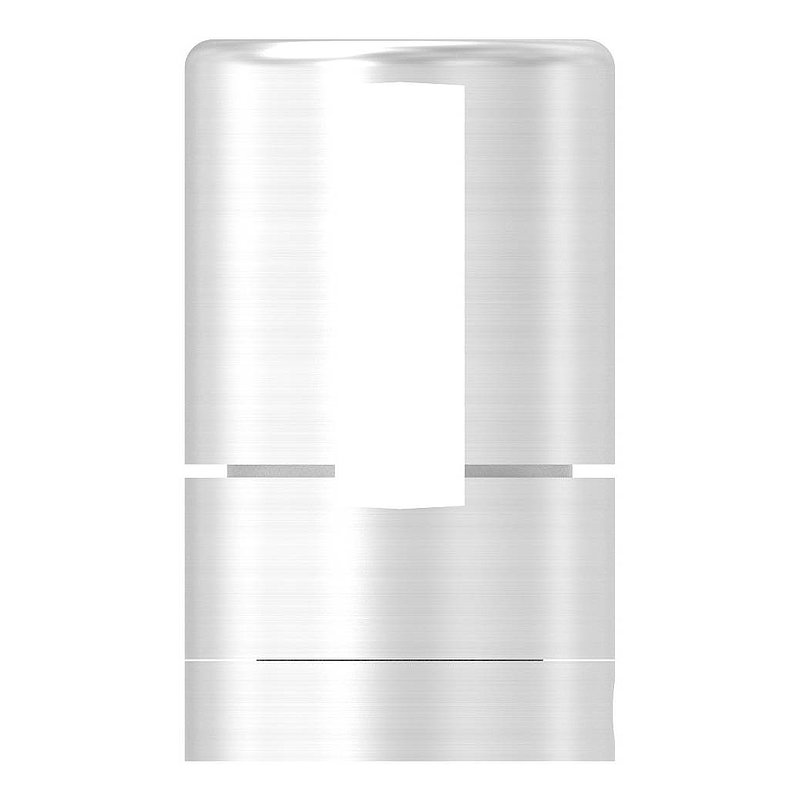 Brenk base holder for flat bars 30x8mm, AISI304