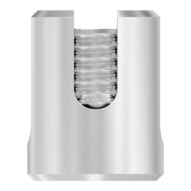 Kreuzklemme für Seil Ø 6mm, V4A