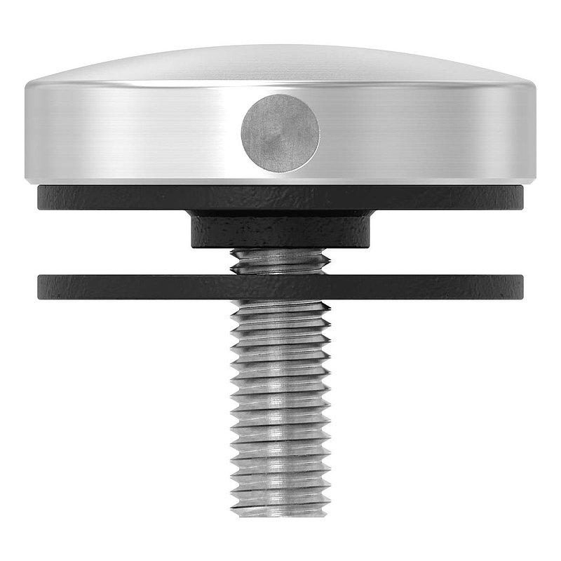 Glaspunkthalter Ø 40mm, passend zu Brenk-Halter, V2A
