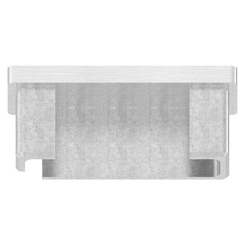 Einsteckkappe, für Rohr 60x20x2,0mm, V4A