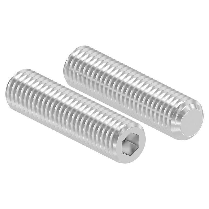 Gewindestift M10x40, V2A, DIN 913 / ISO 4026