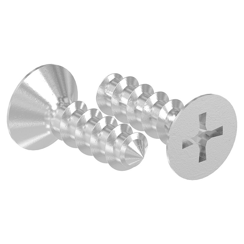 Senkkopf-Blechschraube 5,5x19, V2A, ISO 7050