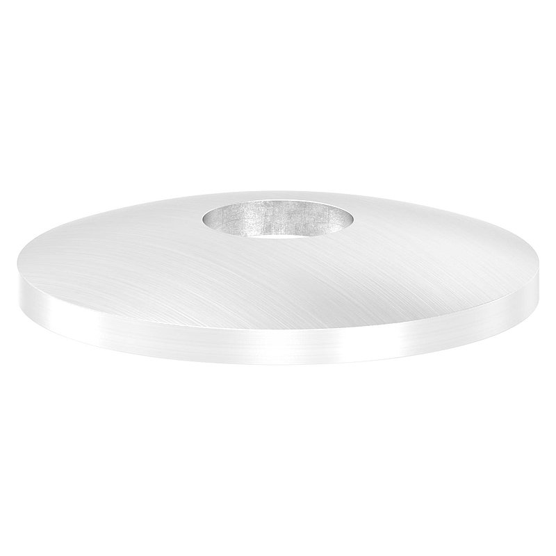 Gewölbte Schale, Ø 42,4mm, mit Bohrung 12,2mm, V2A