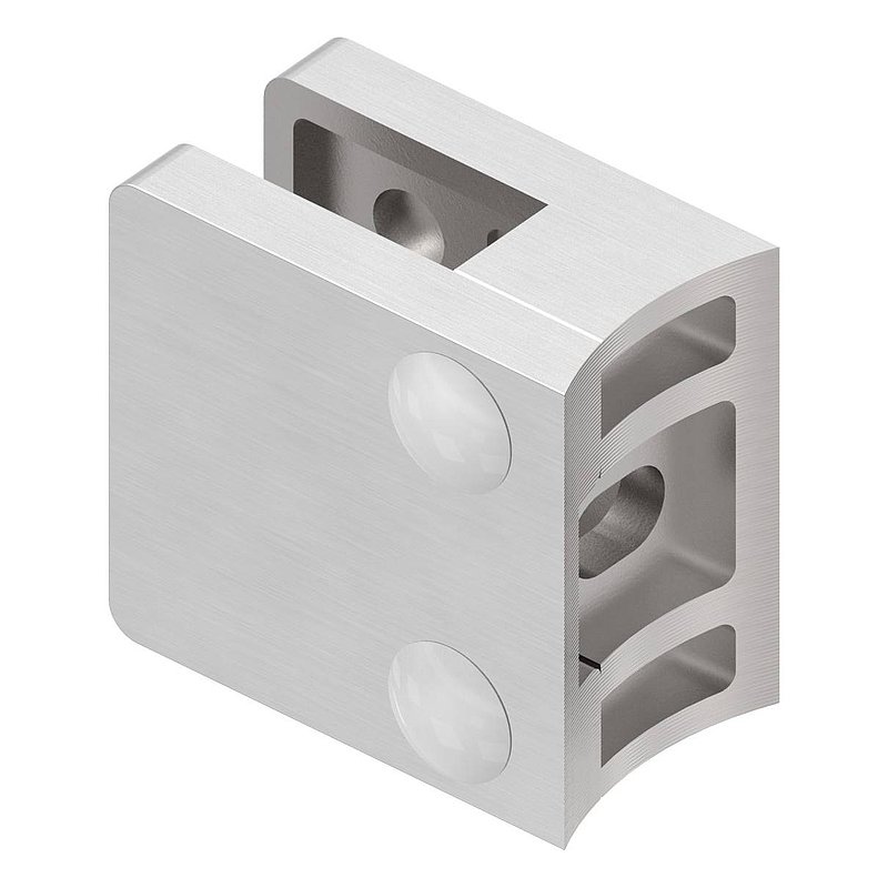 Glass clamp mod. 22, connection: 42.4mm, AISI304