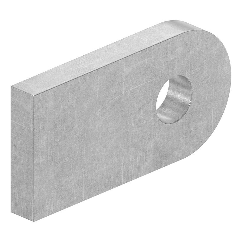 Weld-on bracket 50x25x6mm