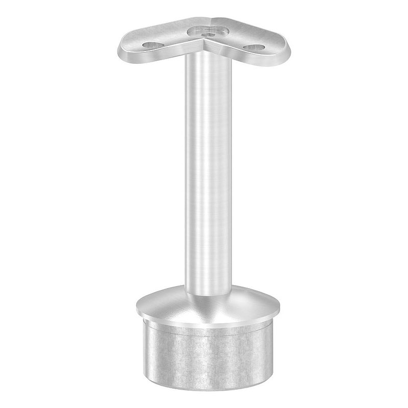 Rohrabschlussstopfen für Rohr 42,4x2,0mm, Handlaufanschlussplatte: 42,4mm, V2A