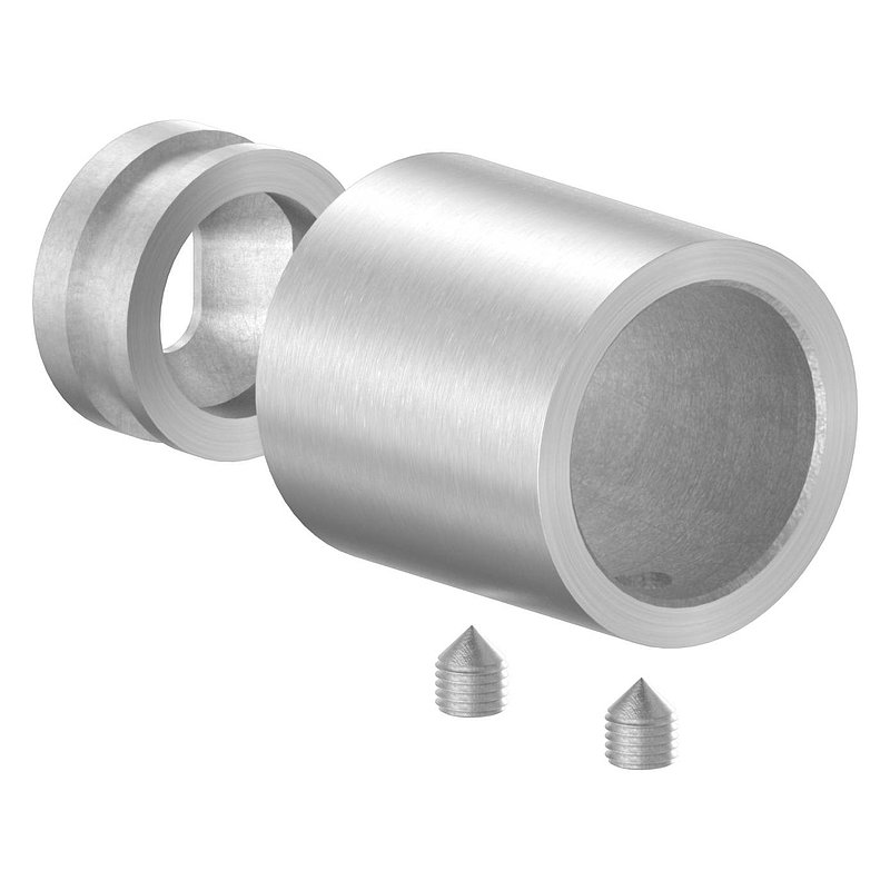Wall mounting for tube 21.3 mm, AISI304