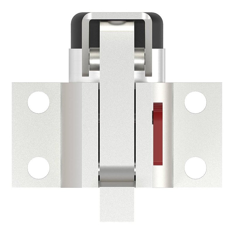 Door retainer and closer, aluminium