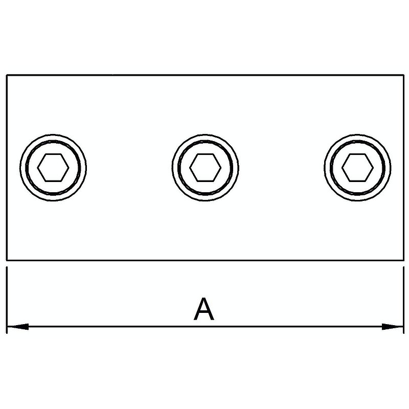 Kreuzstück, für Rohr Ø 33,7mm