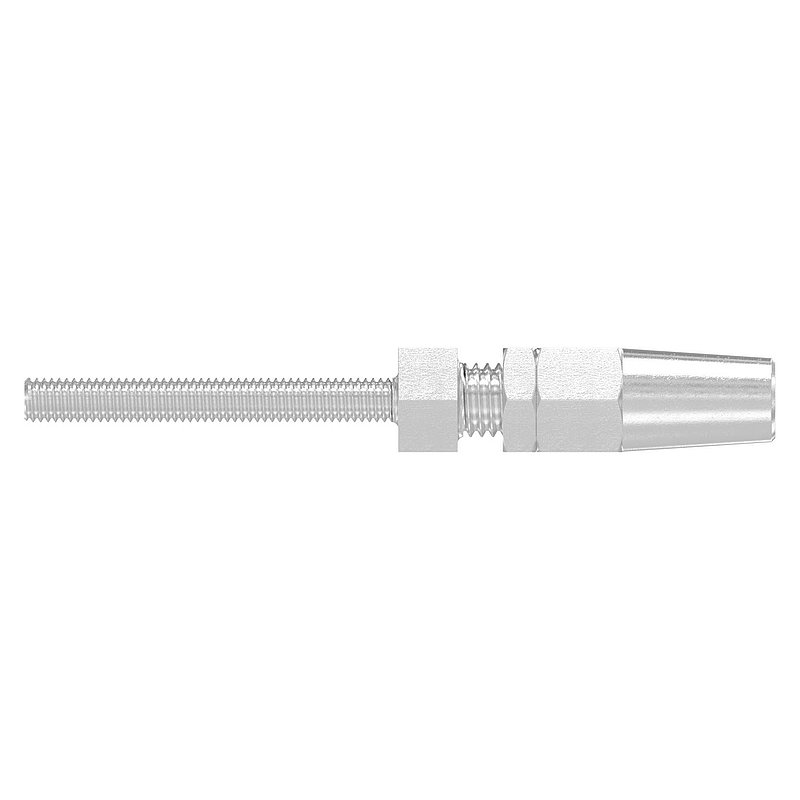 terminal fileté à monter soi-même pour câble Ø 4mm et filetage M6, V4A