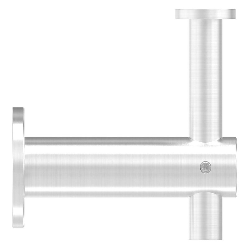 Handlaufhalter mit Handlaufanschlussplatte flach, V2A