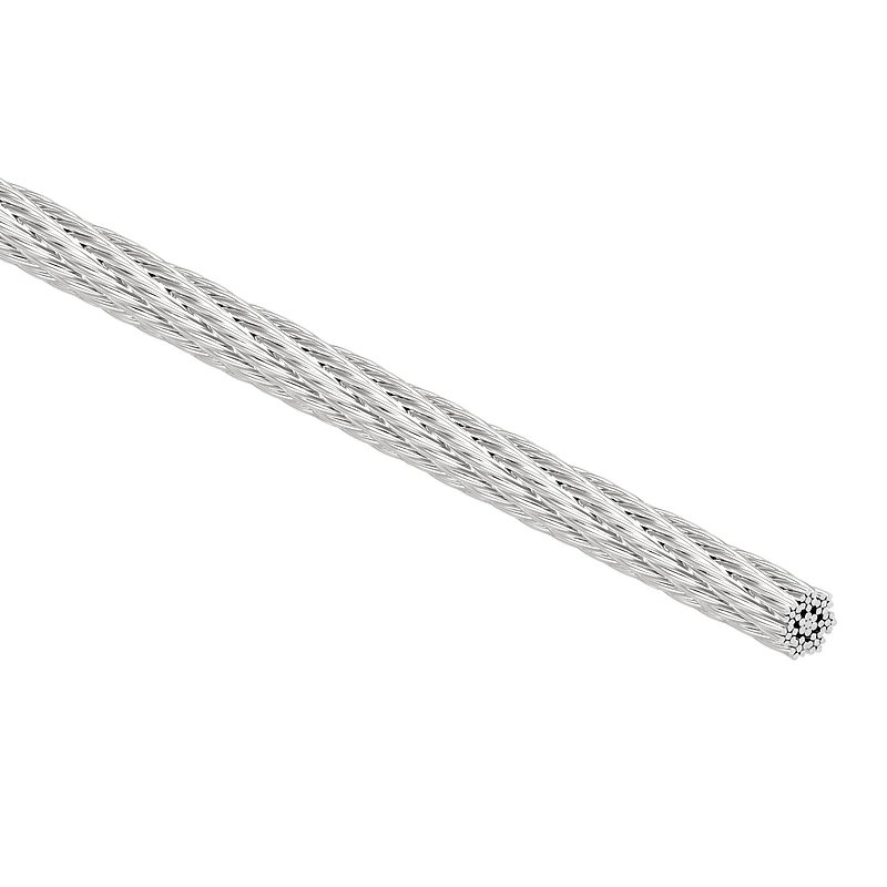 Edelstahlseil Ø 3mm, 7x7, L: 100m, V4A