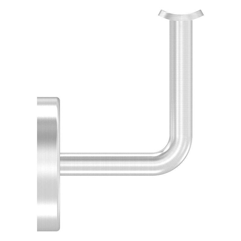 Handlaufhalter mit Handlaufanschlussplatte und Abdeckrosette (Ronde und Bügel verschweißt), V2A