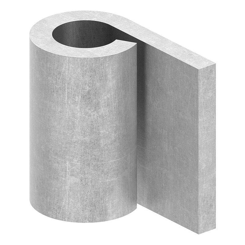 Anschweißband für Ø 13mm, L: 30mm