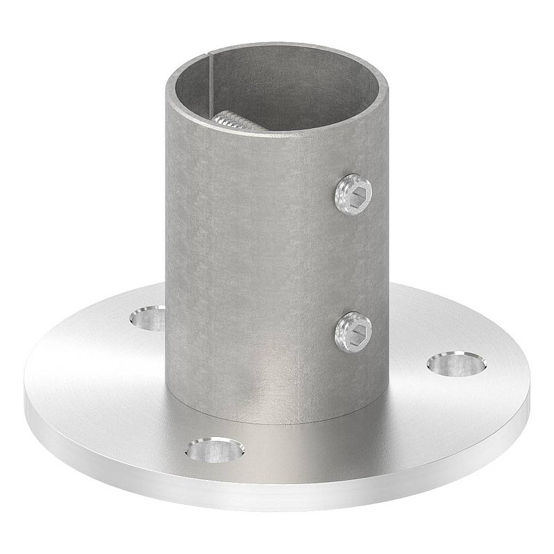 Ancrage mural et au sol, pour tube 48,4x2,0mm, V2A