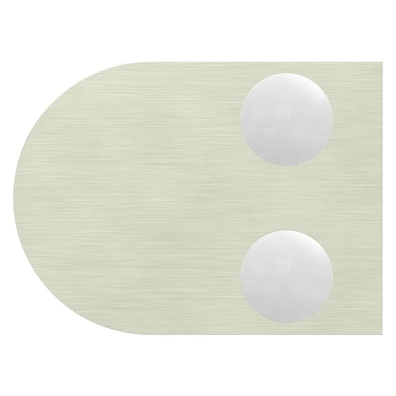 Glasklemme Mod. 30, Anschluss: 42,4mm, VA-Effekt