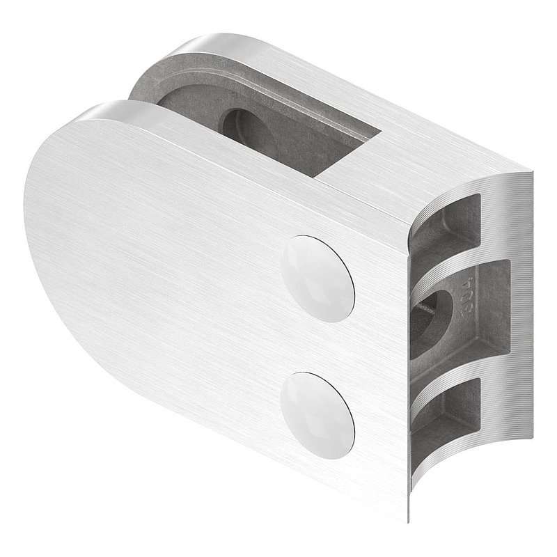 Glass clamp mod. 12, connection: 33.7mm, AISI304